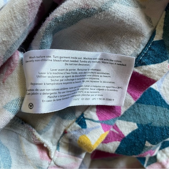 Carter’s Floral Linen Dress Kids Girls 6/6X Sleeveless Sundress Summer Beach - Picture 11 of 11